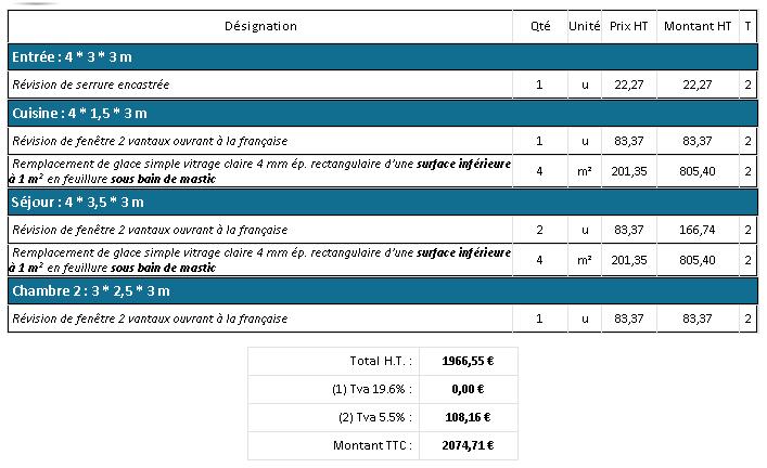 exemple devis